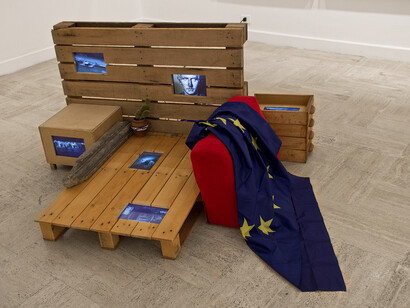 Jorge Conde. “A World-Size House” project. “AWSH_the city” 6-channel video installation. Real Academia de España, Rome (Italy) 2016