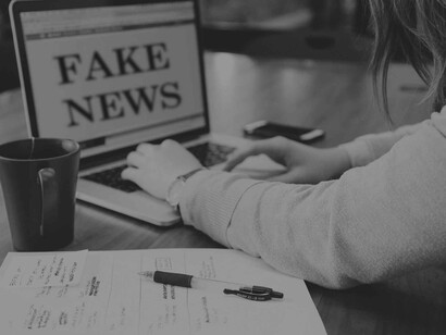 A political commentary on how media is perpetrating fake news and trying to influence the public with their disinformation
