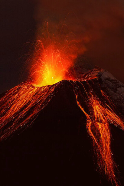 Actividad del volcán Popocatépetl, México 