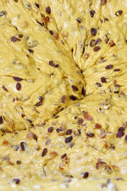 L'impasto a crudo del panettone Filippi