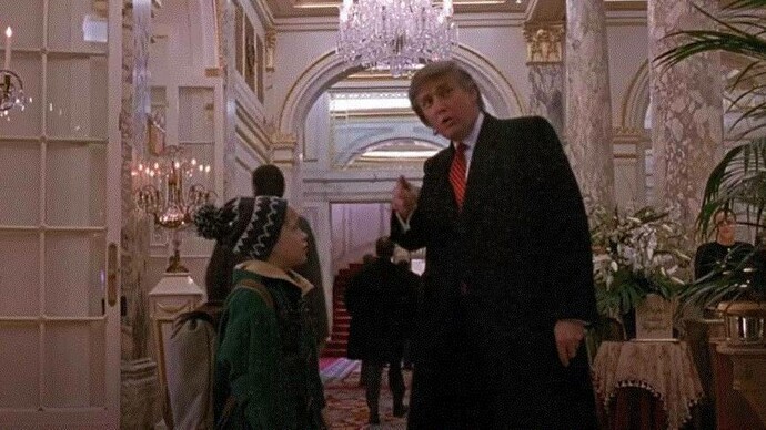 Cameo di Donald Trump in "Mamma ho riperso l'aereo: mi sono smarrito a New York", 1992