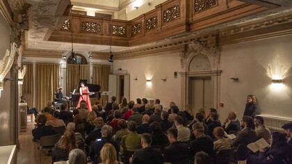Concerto per pianoforte tenutosi a Palazzetto Bru Zane, Venezia 