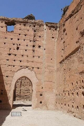 View of Palais El Badiî, Marrakech-Tensift-Al Haouz, Morocco 