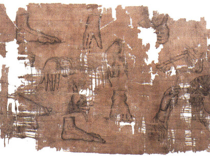 Il Papiro di Artemidoro, dettaglio