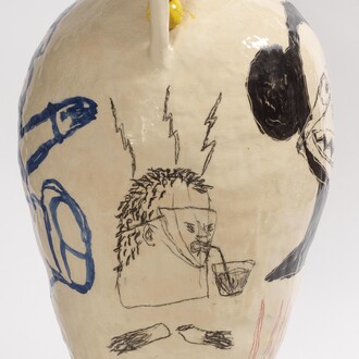 Dimitris Neveskiotis, It wasn't meant to last, and yet it found a way to remain (detail), 2026. Courtesy of the artist and Kalfayan Galleries