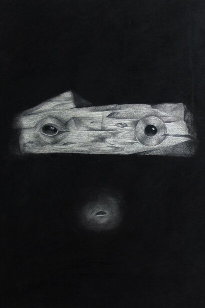 Iwan Effendi Daydreaming face series
2019
pencil and charcoal on paper 61 x 41 cm
© Iwan Effendi, courtesy of the artist and Mizuma Gallery