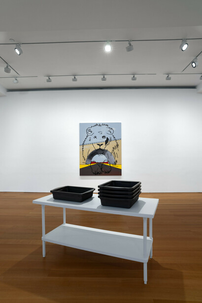 Adam McEwen, 2024, installation view.
Artwork © Adam McEwen Courtesy Gagosian Photo: Martin Wong