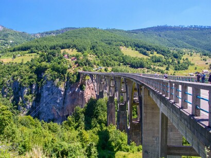 Montenegro. A Ponte do Đurđevića Tara