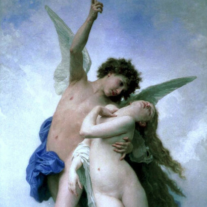 Psyché et Cupidon (1889), William-Adolphe Bouguereau
