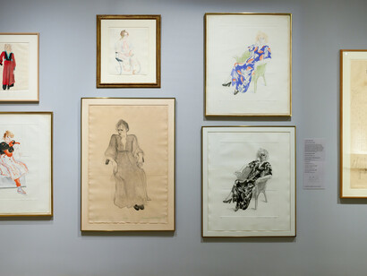 Center: "Celia", Lithograph 1973, photo: ChiChi Ubina