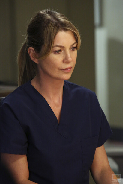 Anatomía de Grey. Meredith Grey, interpretada por la actriz Ellen Pompeo