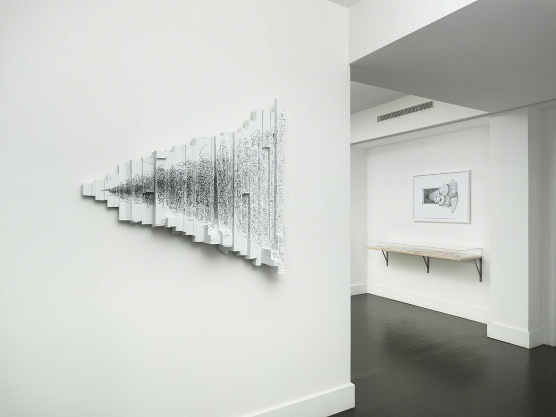 John F. Simon, Jr. Endlessly Expanding, Exhibition view. Courtesy of Sandra Gering Inc 