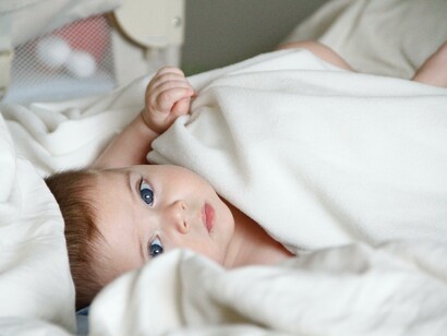 My little baby girl  looks to me to share in her joy 