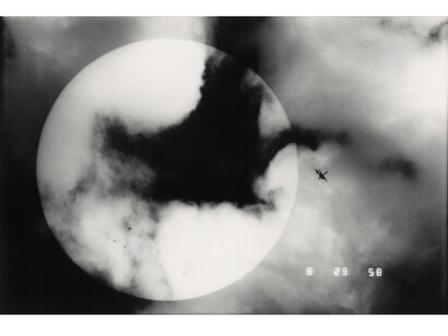 Kikuji Kawada, Helio-Spot and a Helicopter, Tokyo, 1990 © Kikuji Kawada. Courtesy Michael Hoppen Gallery