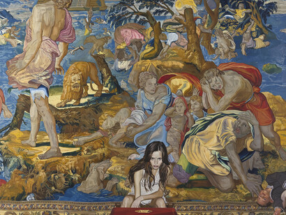 Jan Worst, The Great Rain Cloud, 2008, olio su tela, 200 x 150 cm., dettaglio. Courtesy the artist 