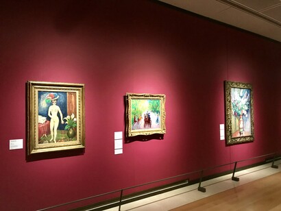 Kees Van Dongen: From Fauvism to Les Années folles, exhibition at Panasonic Shiodome Museum of Art in Tokyo. Gallery view © Alma Reyes