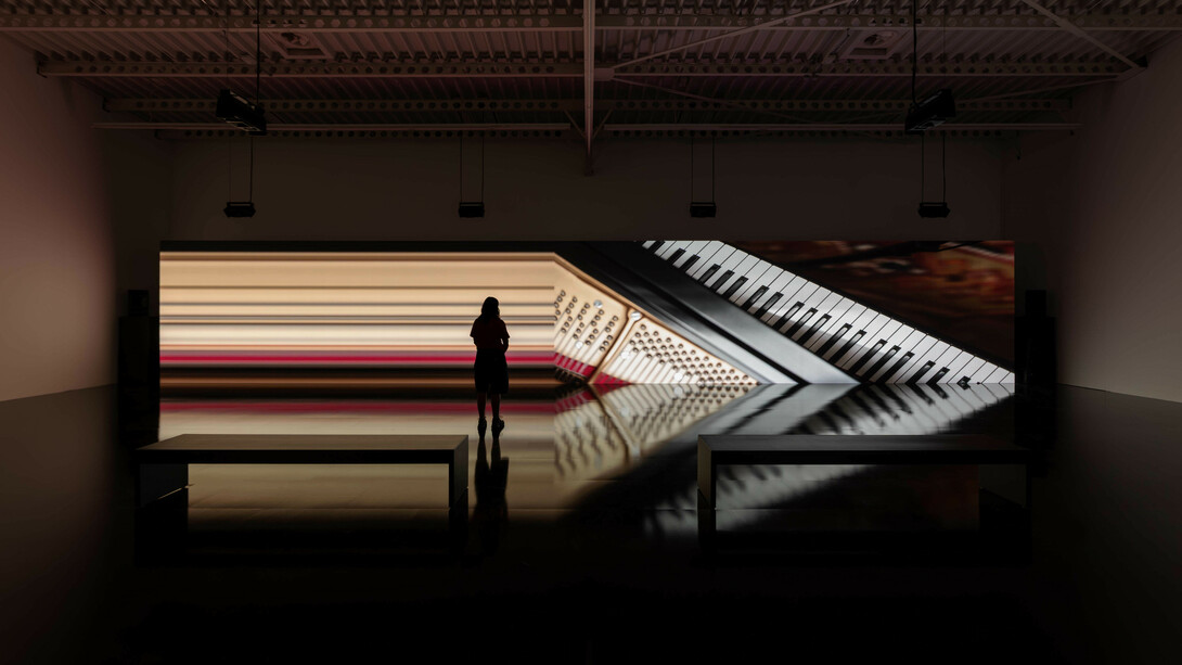 Ryuichi Sakamoto, Seeing sound, hearing time, exhibition view. Courtesy of Hamburger Bahnhof