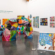 Various artists, 2026 student exhibition, exhibition view. Courtesy of Parrish Art Museum