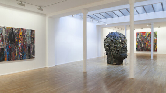 Jim Dine, Exhibition view. Courtesy of galerie Templon