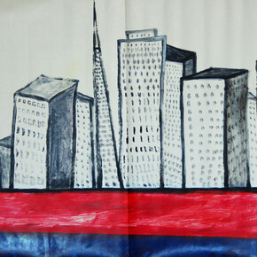 Lawrence Ferlinghetti. Courtesy of Rena Bransten Gallery