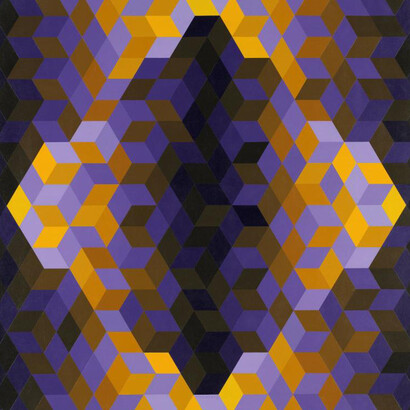 Vasarely. Courtesy of Centre Pompidou