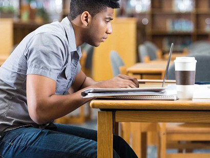 The library is the perfect oasis where you can concentrate