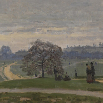 Claude Monet, Hyde Park, 1871, Huile sur toile. Museum of Art, Rhode
Island School of design, Providence, don de Mrs Murray S. Danforth.Photographie
par Erik Gould. © Courtesy of Museum of Art, Rhode Island School
of design, Providence