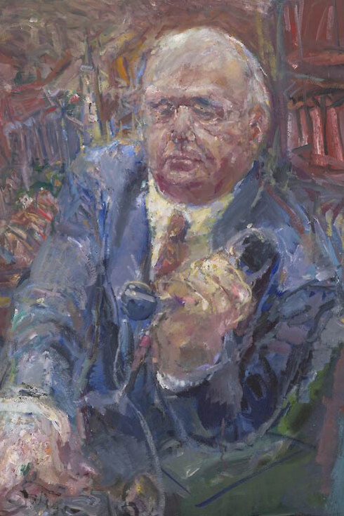 Bernhard Heisig, Bildnis Peter Ludwig II (detail), 1985. Mit freundlicher genehmigung des MdbK