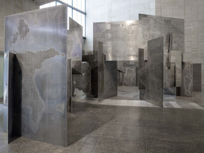 Ana Laura Aláez, Sculpture pavilion, exhibition view. Courtesy of MUSAC