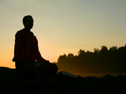 Early morning meditation