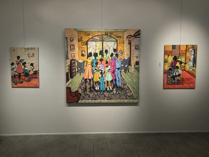Working Together. Courtesy of Richard Beavers Gallery