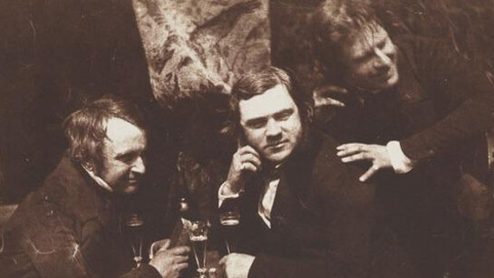 David Octavius Hill & Robert Adamson. Edinburgh Ale: James Ballantine, Dr George Bell and David Octavius Hil