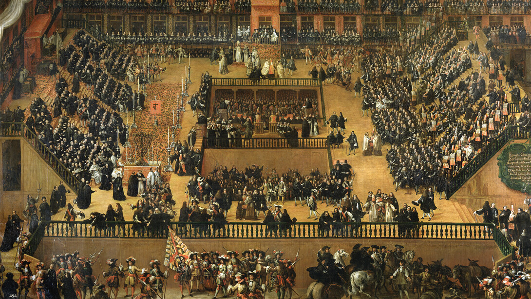 Francisco Rizi, Auto-da-fé in Plaza Mayor, Madrid, Spain