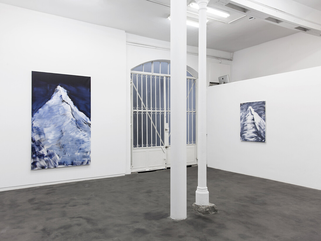 Herbert Brandl, Exhibition view. Courtesy of Heinrich Ehrhardt