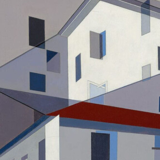 Charles Sheeler, On a shaker theme (detail), 1956. Courtesy of Blanton Museum