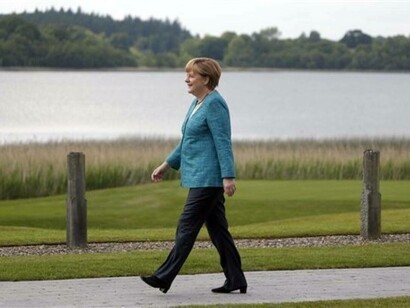 Angela Merkel walking towards the end of her reign as German Chancellor after an impressive service to her country in and the globe