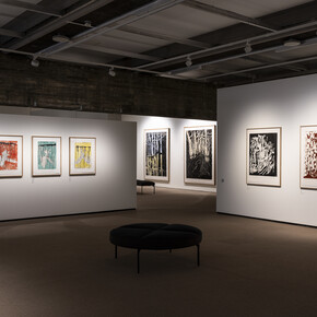 Georg Baselitz, A life in print, exhibition view. Courtesy of Kode Bergen Art Museum