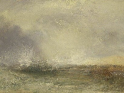 JMW Turner, Stormy Sea Breaking on a Shore, 1840-45, Yale Center for British Art, Paul Mellon Collection