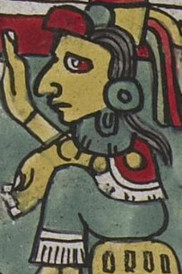 Ilustración del códice Zouche-Nuttall, autor anónimo, siglo XIV