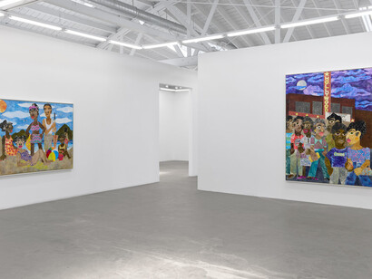 Evita Tezeno, Coming home: a gathering of voices, exhibition view. Courtesy of Luis De Jesus Los Angeles 