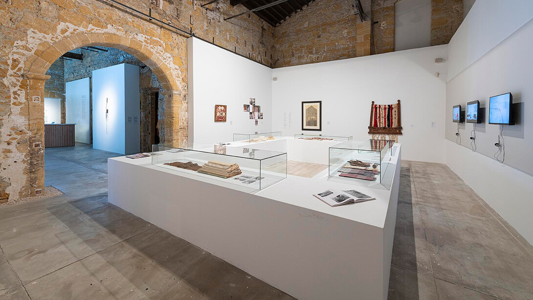 Repetitive acts. The power of weaving and textile in contemporary art, exhibition view. Courtesy of NiMAC