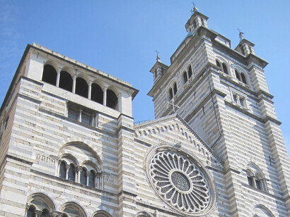 Detalhe da Catedral de San Lorenzo na Gênova