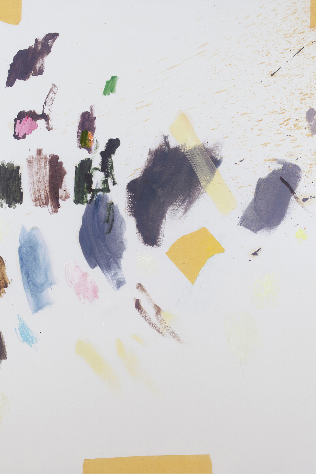 Ida Tursic & Wilfried Mille, ABS020, 2015, UV ink and oil on canvas, 250 x 200 x 5 cm, Courtesy of the artist and Galerie Max Hetzler, Berlin | Paris © Ida Tursic & Wilfried Mille
