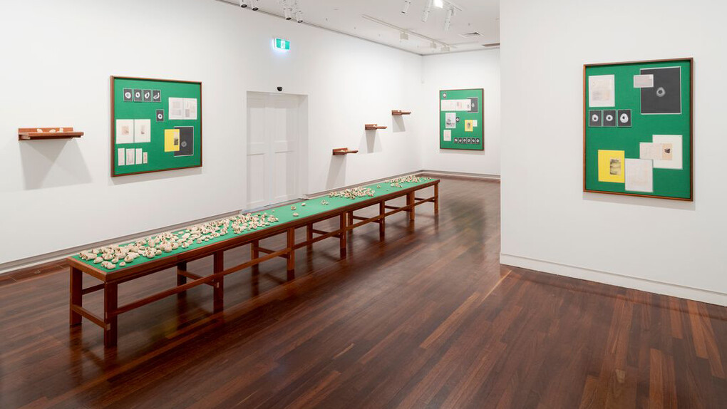 Border chronicle, exhibition view. Courtesy of Goolugatup Heathcote 