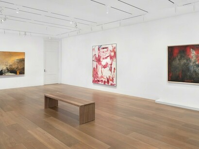 Zao Wou-Ki, Exhibition view. Courtesy of Lévy Gorvy