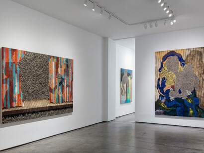 Curtains, Stages, and Shadows. Courtesy of Anna Zorina Gallery