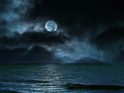 The moon rules the night when the unconscious is more active