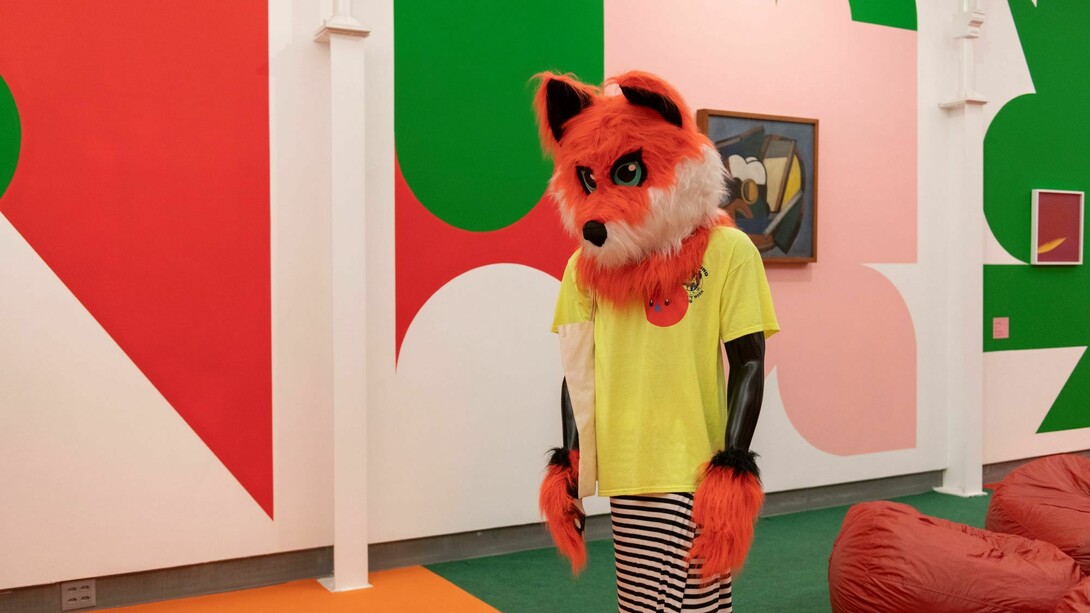 Ad Minoliti, Feministischen schule der malerei, ausstellungsansicht. Mit freundlicher genehmigung der Pinacoteca