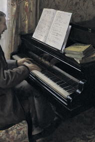 Gustave Caillebotte, Jeune homme au piano 