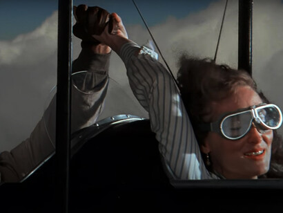 In the film 'Out of Africa,' Robert Redford and Meryl Streep take flight over the stunning Kenyan vistas, adding a touch of cinematic magic to the timeless narrative